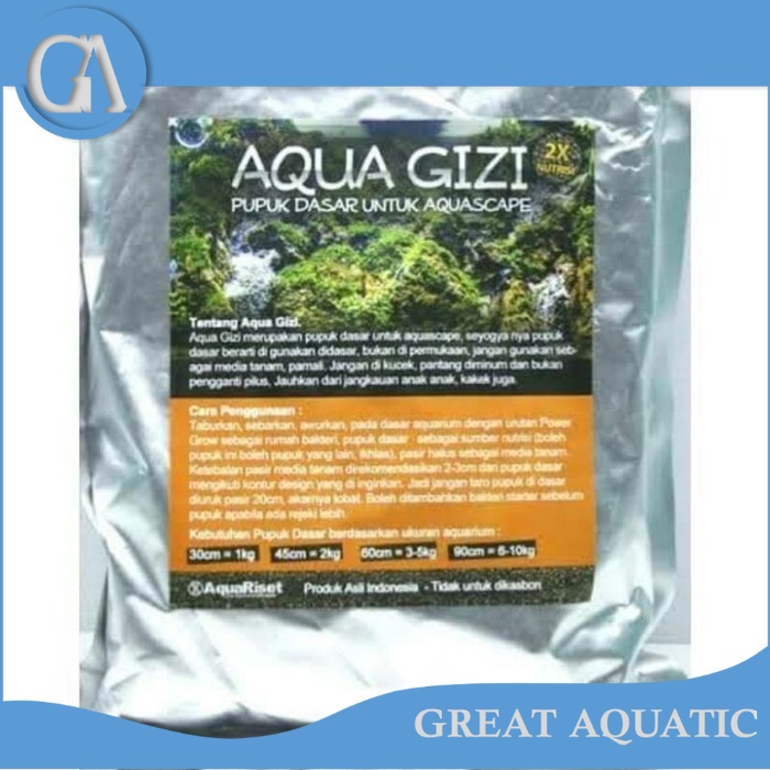 pupuk dasar aquarium aquascape aqua gizi aquagizi isi 1kg