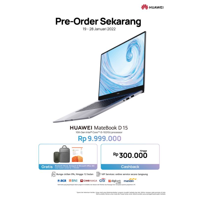 matebook D15 i5 512Gb