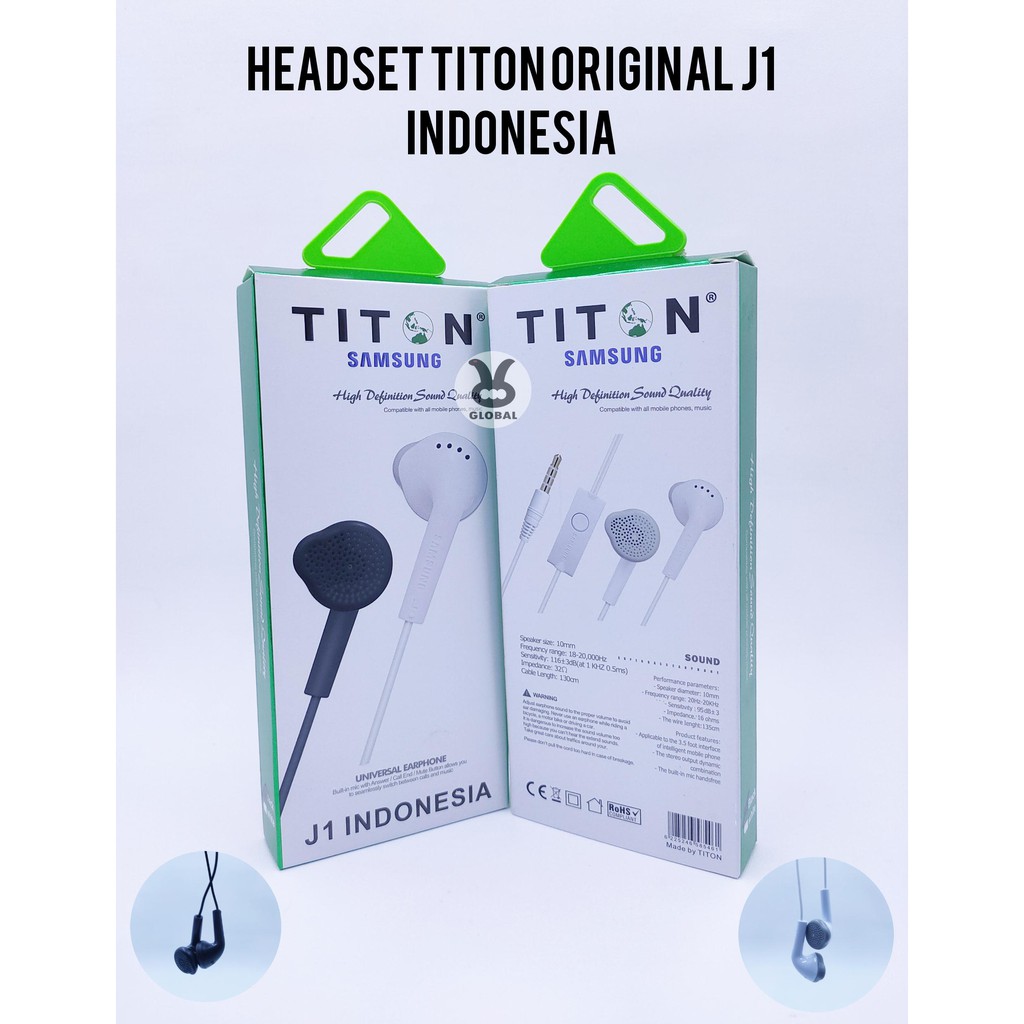 Headset Titon Original J1 Indonesia