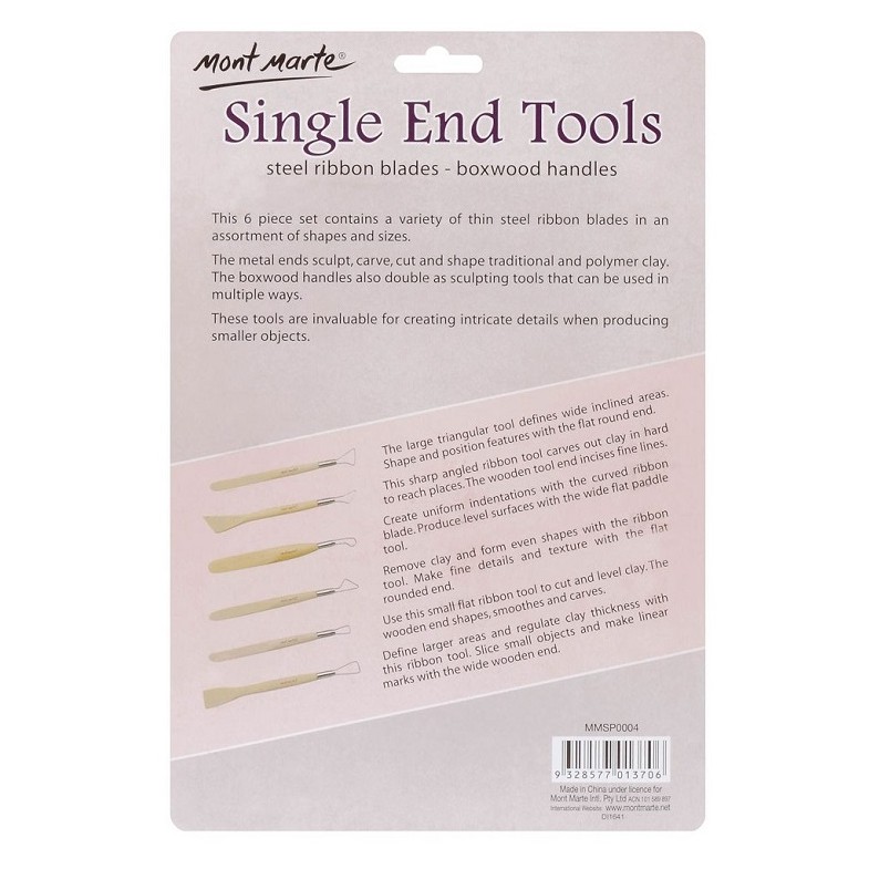 Mont Marte - Single End Tools 6 pcs