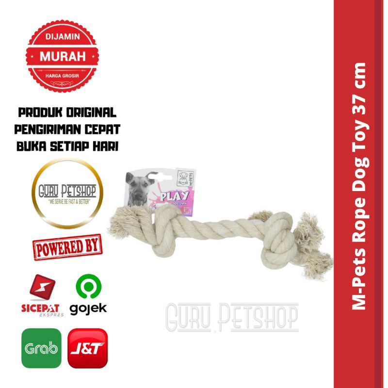 M-Pets Rope Dog Toy 37 cm / Mainan Gigit Anjing Tali Tambang