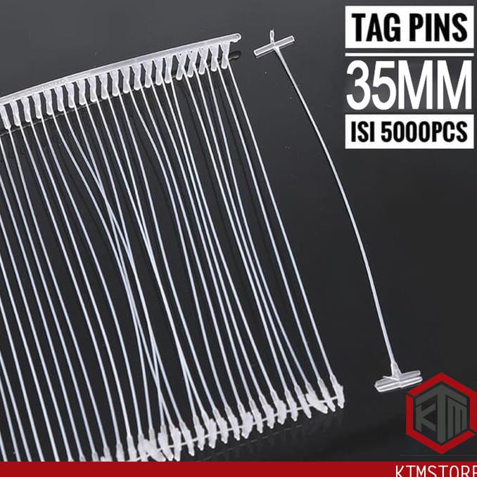 

PROMO TERMURAH JOYKO TPN-1 Tag Pin ARROW TOP PIN 35 mm 5000 pcs Warna Putih ZD410