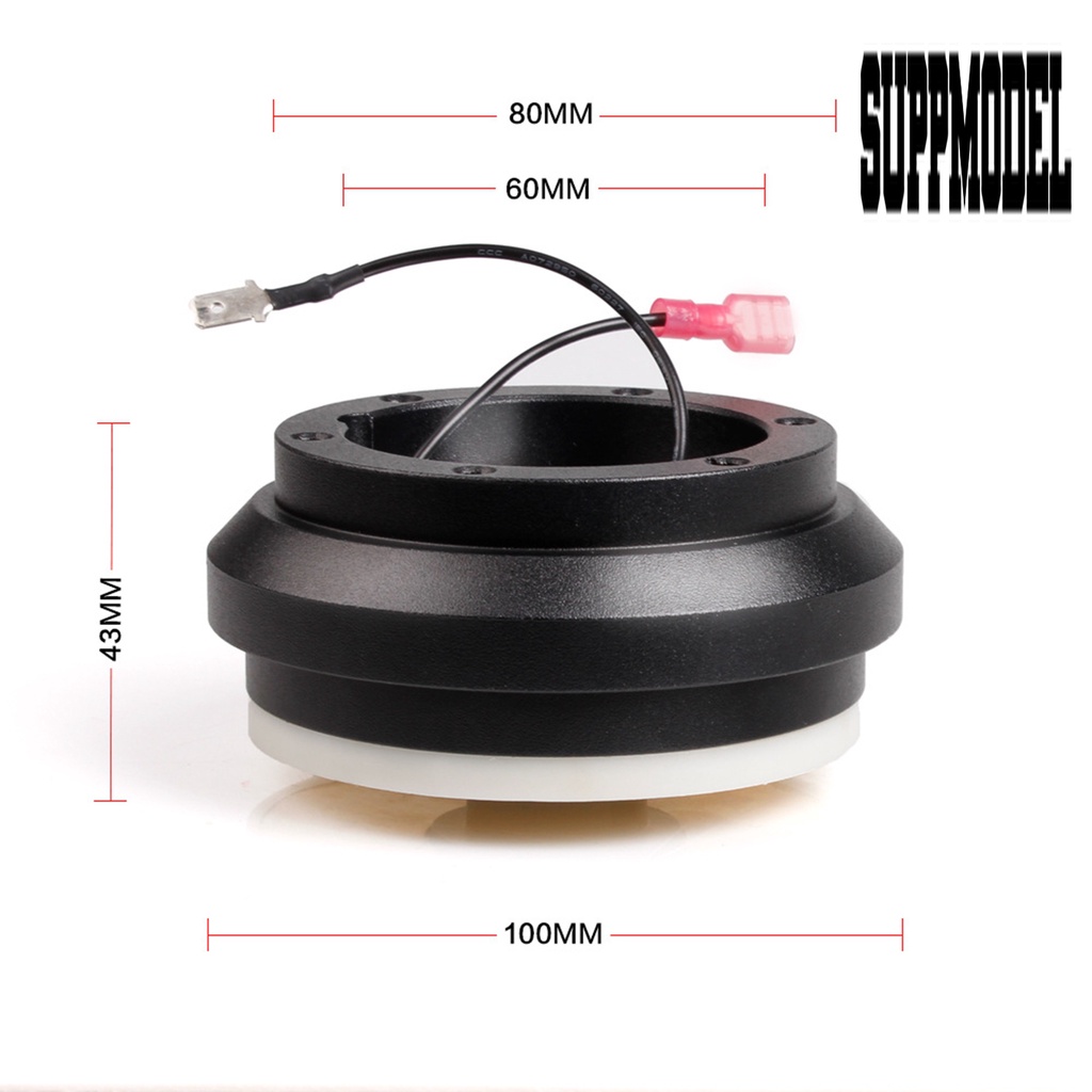 Adapter Hub Roda Kemudi Pengganti Bahan Metal Warna Hitam Untuk Honda Civic EK