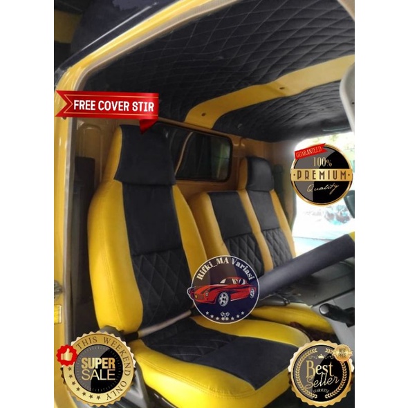 Sarung jok mobil truk canter + plafon / Cover jok mobil dan plafon truk canter / pelindung jok dan p
