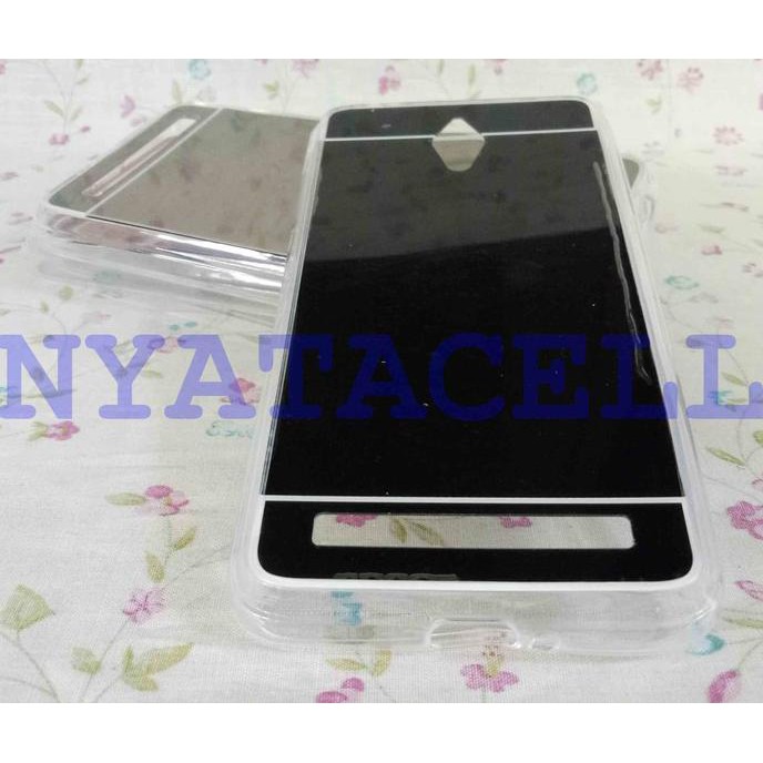 NEW CASE ULTRATHIN MIRROR ASUS ZENFONE GO 5 5INCH ZC500TG SOFT/TPU - HITAM MILENIA