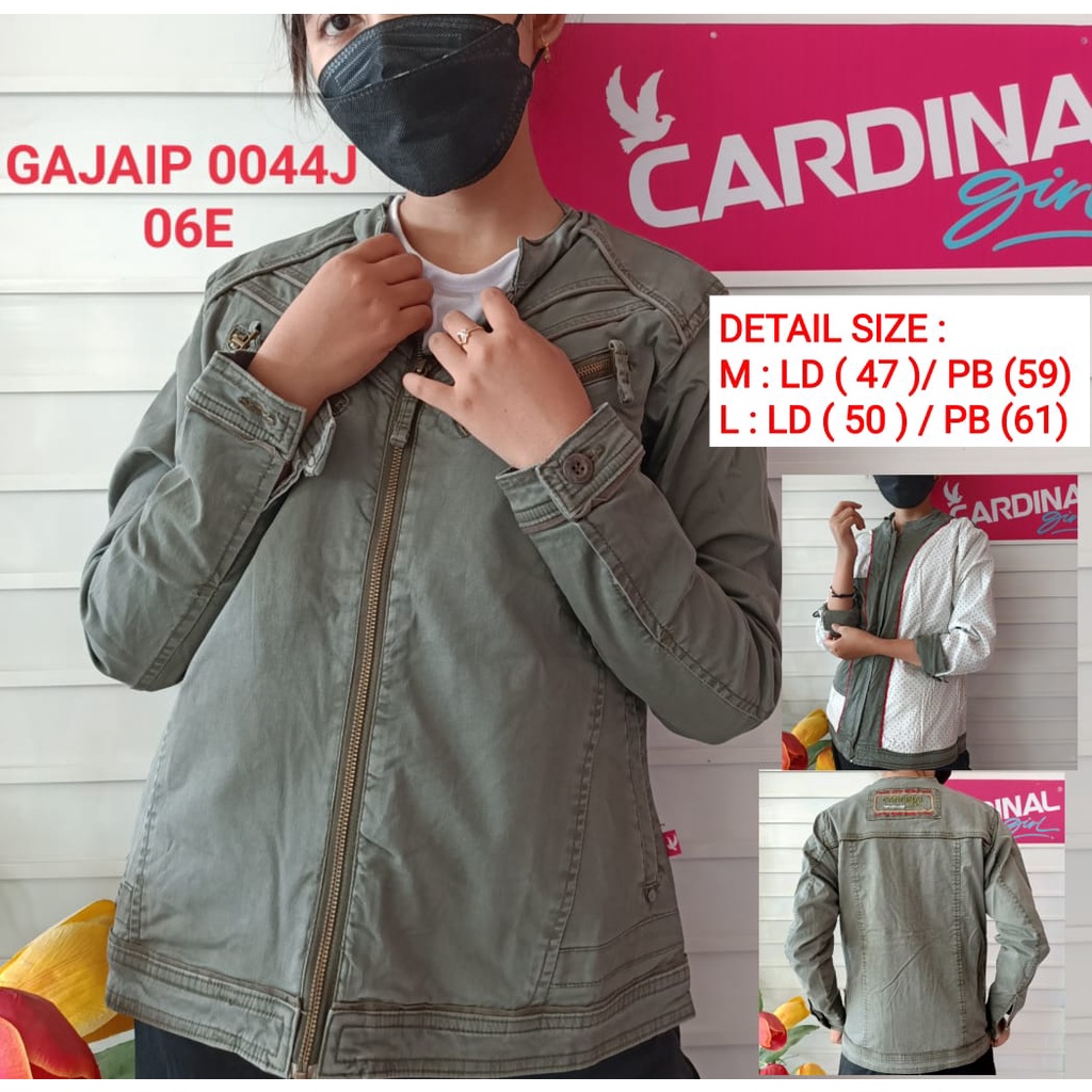 gof JKG CARDINAL GIRL JAKET KANVAS Cewek Pakaian Wanita Outerwear Distro Jaket Original!