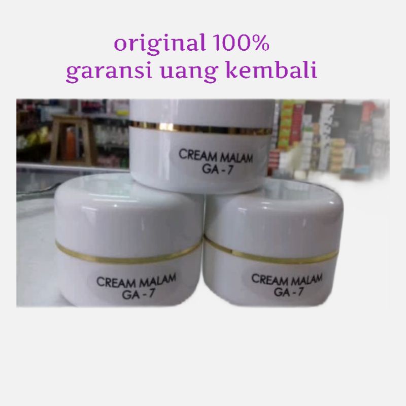 CREAM MALAM GA 7 UNTUK FLEK HITAM/anti acne.AMPUh