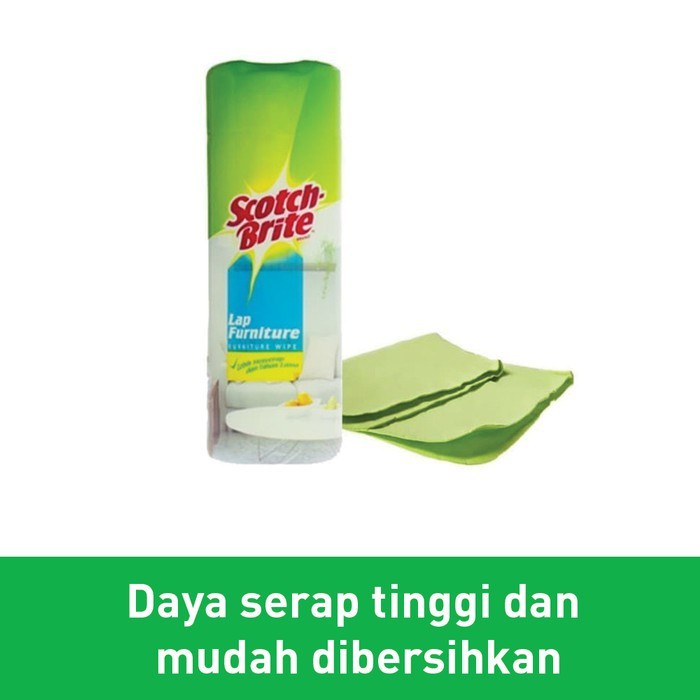 3M Scotch-Brite Kain Lap Bahan Microfiber untuk Furniture ID-88