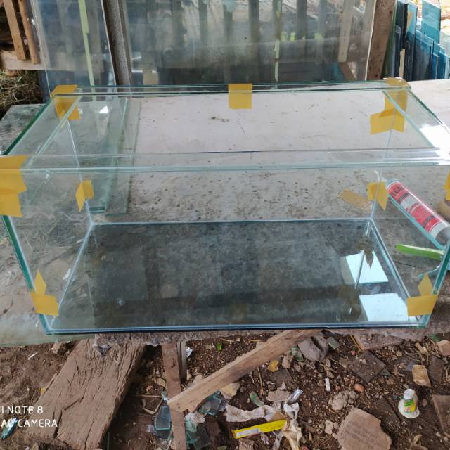 Aquarium ukuran P60xL40xT40 full 8mm