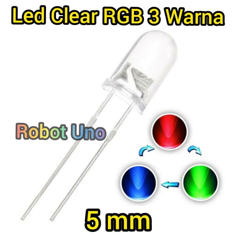 LED RGB 5mm 3 Warna