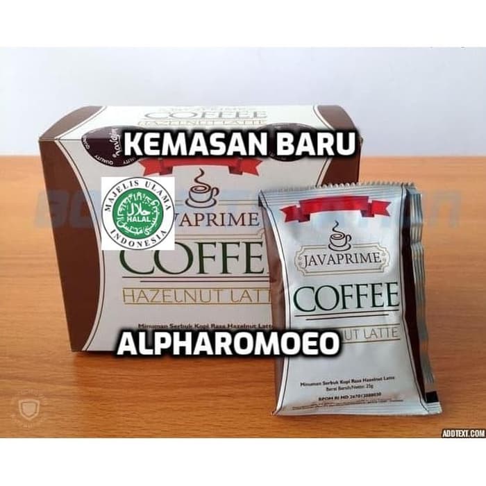 

Java prime coffee box 12 sachet @25 gram (KEMASAN BARU) DA45