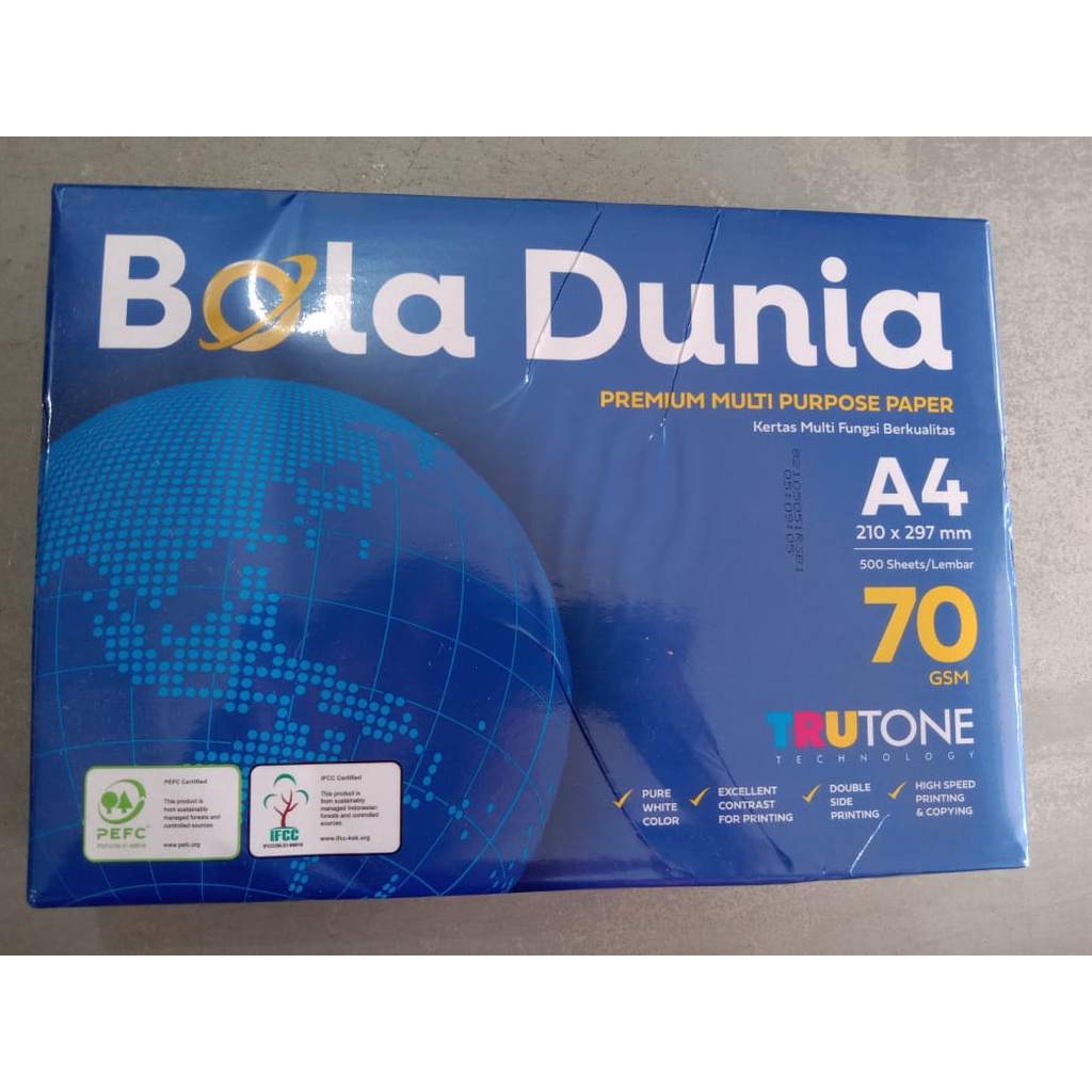 

Bola Dunia A4 70 Gr