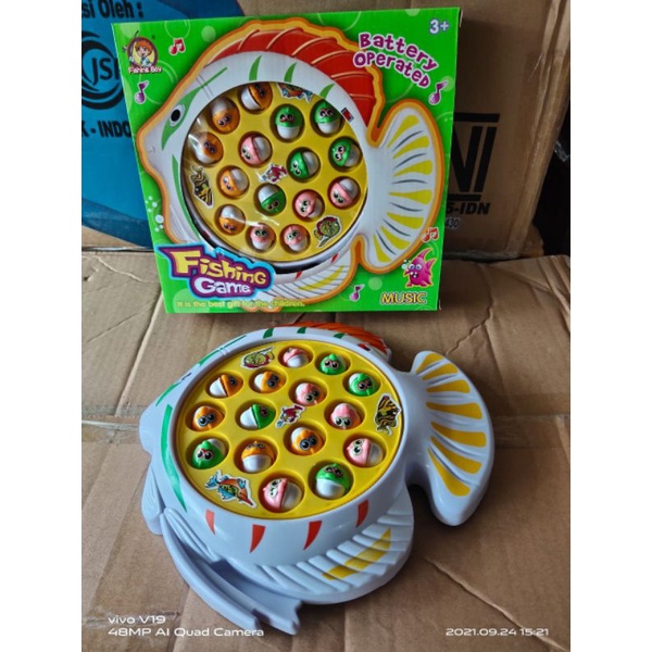 mainan pancingan ikan magnet jumbo fising game