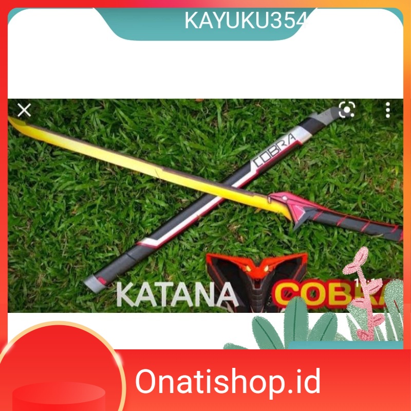 pedang mainan cosplay ff cobra