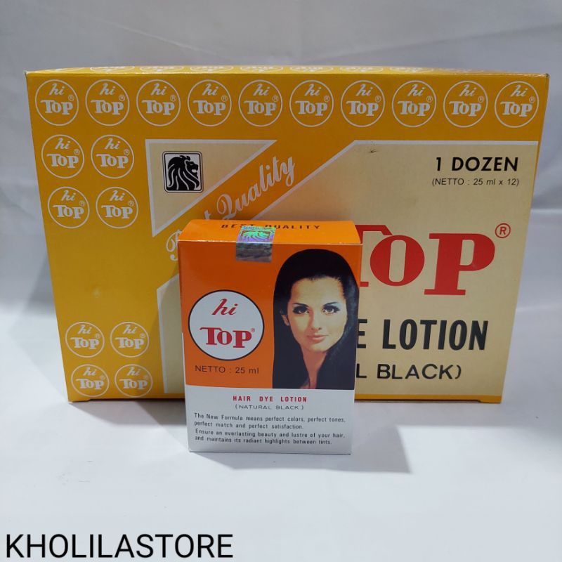 Hi Top Semir Rambut Hitam 25ml