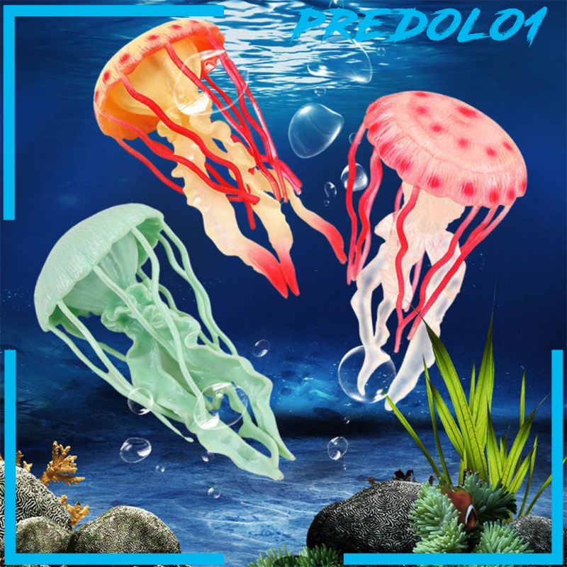 [PREDOLO1] 3pcs Jellyfish Model Early Education Lifelike Science Educational Toys Tools