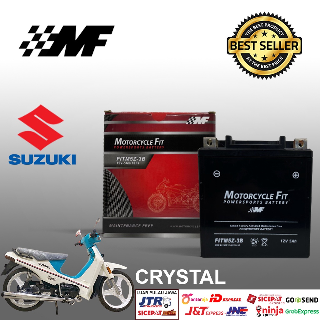 Aki Motor Suzuki Crystal MF GM5Z 3B GM5 3B Aki kering