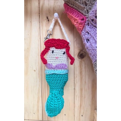 Hand sanitizer holder mermaid/hand sanitizer holder rajut