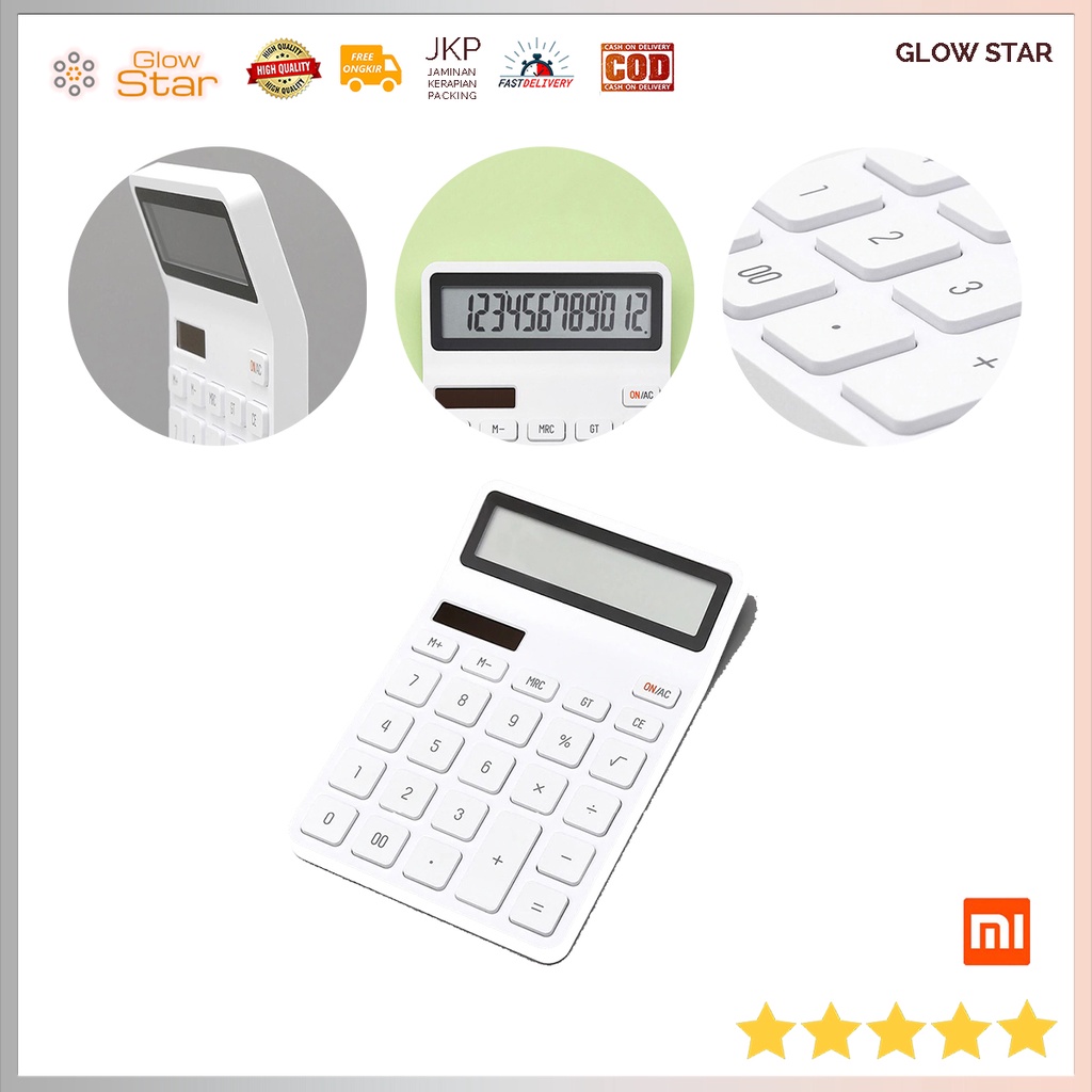 Xiaomi Kalkulator Putih Original Premium LEMO Calculator - White