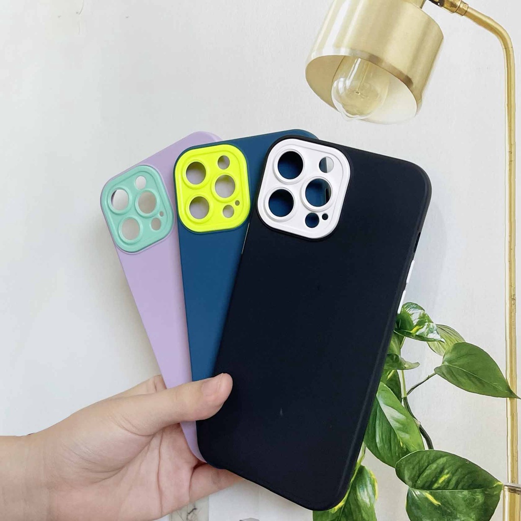 Twin Color Case - Softcase Fullcover for iPhone 7+ 8+ X XS XR 11 12 13 MINI PRO PROMAX TCL MAX