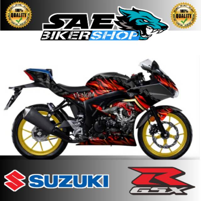 DECAL STICKER STIKER GSX R 150 FULLBODY VENOM
