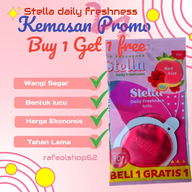 STELLA DAILY FRESHNESS PARFUM MOBIL RED KISS TERLARIS