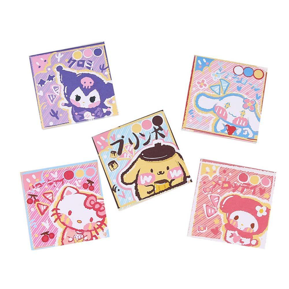 Mxbeauty Kartun Memo Pads Kitty Cat Warna-Warni Scrapbook Dekorasi To Do List Pengingat Pasokan Kantor Hadiah Diary Alat Tulis Serpihan Planner Kertas