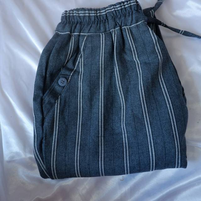 BAGGY PANTS SEMI WOLL SALUR