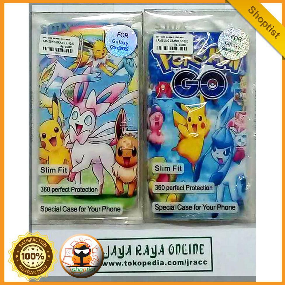 Softcase Utrathin Jelly Silikon Samsung Grand / I 9082 Gambar Pokemon SPTA1084