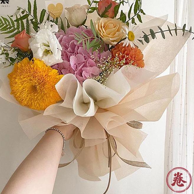 

☜ Kertas Bunga/Korean cotton paper/Import/kertas tisu/kertas serat/kertas bunga buket ☛