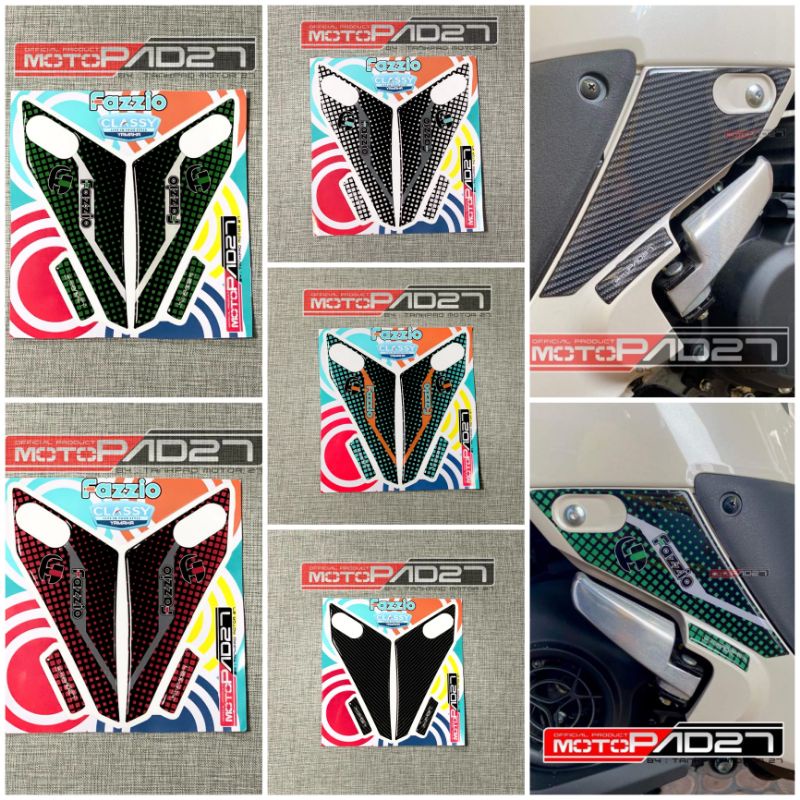 Motopad27 Stiker Fazzio 125 Resin timbul Cover List Lampu belakang Aksesoris Yamaha Fazzio 125 2022