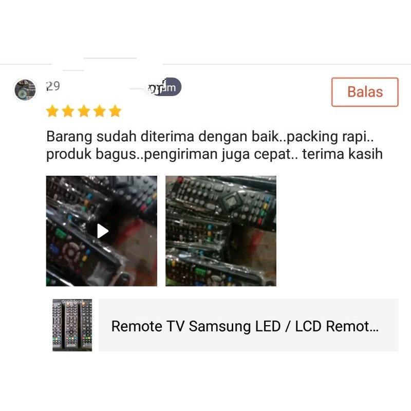 Remote TV Samsung LED / LCD Remot TV Samsung LED / LCD Tanpa Setting Remot Bisa Langsung Pakai Murah