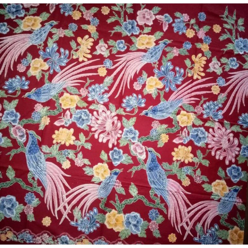 KAIN BATIK SEMI TULIS MOTIF BURUNG BATIK PEKALONGAN