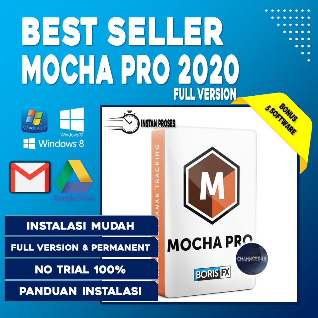 Software BorisFX Mocha Pro 2022 New Full Version Camera Tracking Windows Tool Visual Effects 3D