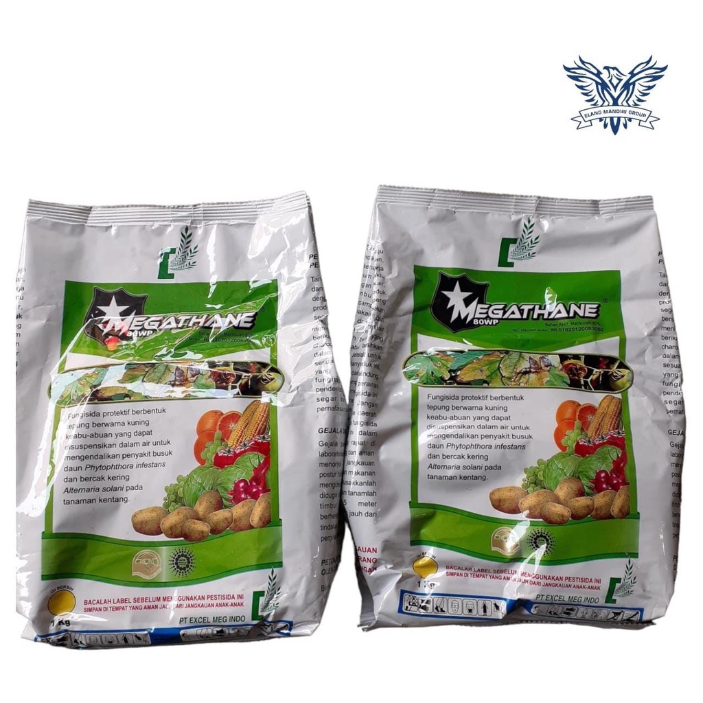 Fungsida Megathane 80wp 1 Kg Bahan Aktif Mankozeb/Antracol antrakol