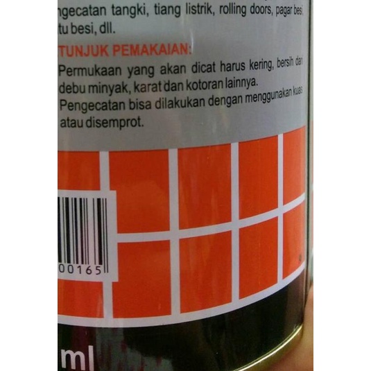 ✪ CAT SILVER ALUMINIUM / CAT BESI MINYAK RJ ALUMUNIUM 800 ML ◄