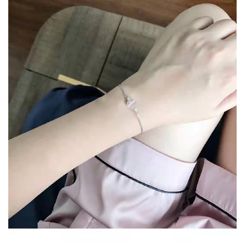 Gelang Opal Sederhana Mode Baru Gelang Wanita Versi Korea Yang Bisa Disesuaikan