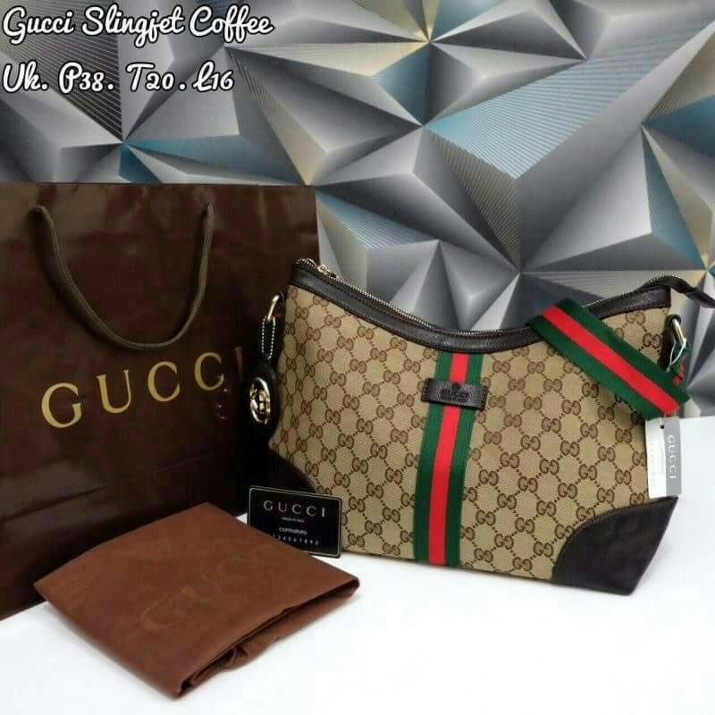 TAS GUCCI SLINGJET KANVAS
