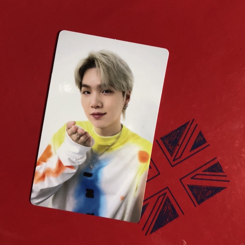 photocard japan fanclub mobile suga/yoongi