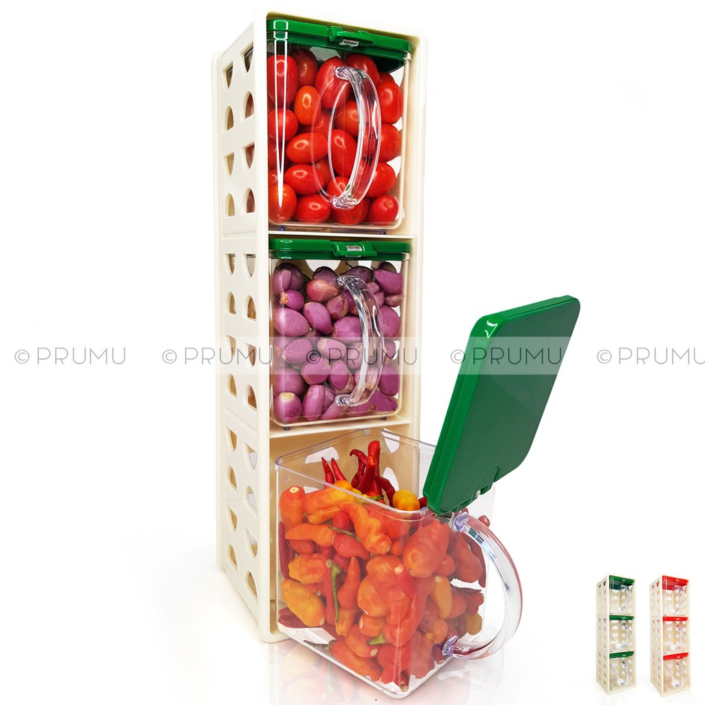 Tempat Bumbu Dapur - Wadah Bumbu Dapur - Toples Bumbu Dapur - Spice Jar - Rak Bumbu Dapur - NGT759