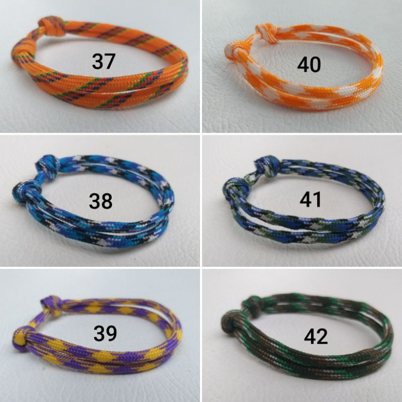 Gelang Paracord 550 4mm bukan prusik