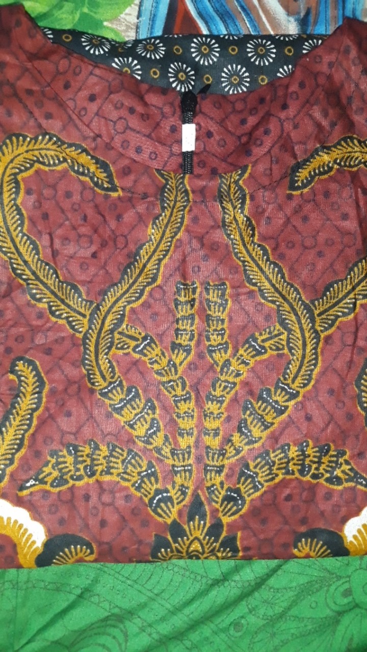 Atasan Batik Dolby Dolbi Dobby Doby Tenun Sutra Tulis Halus Katun Atbm Baron ,sarombit Atasan