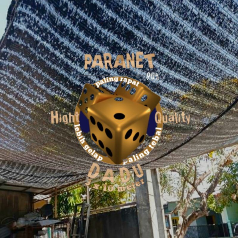 PARANET 90% import merek DADU LEBAR 3 METER