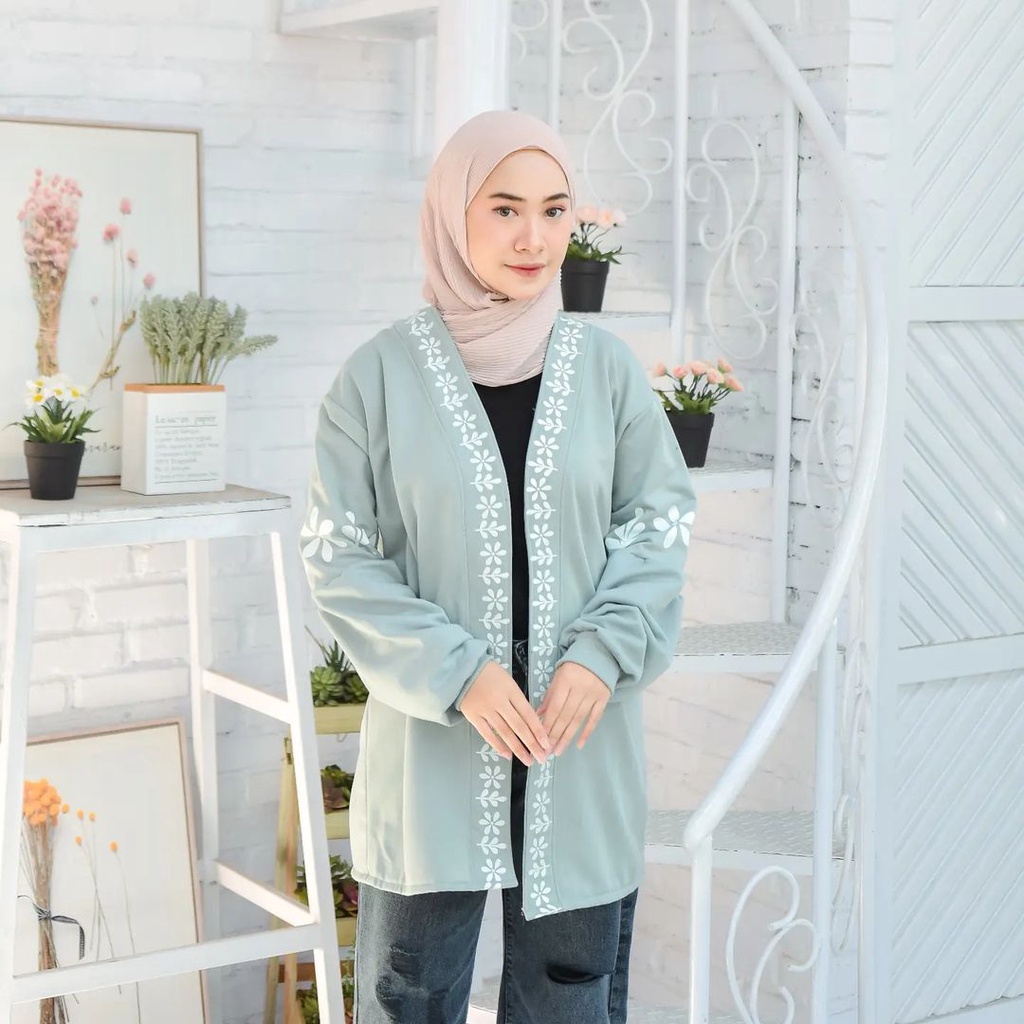 Cappadocia Outher Atasan Wanita Trendy Bahan Fleece