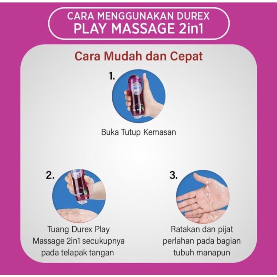 Durex Play Massage 2 in1 Lubricant Pelumas Premium