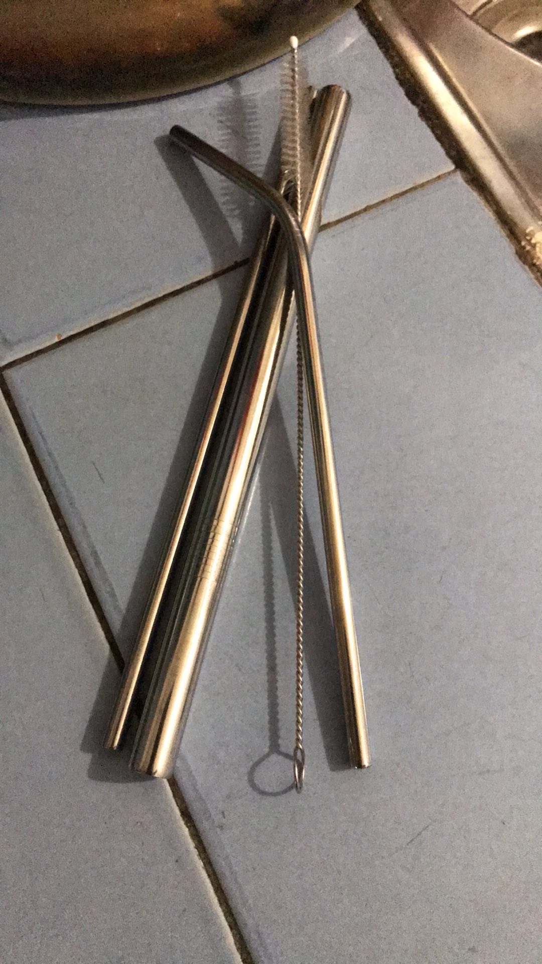 Sedotan Stainless Steel Premium 5in1 Velvet Pouch