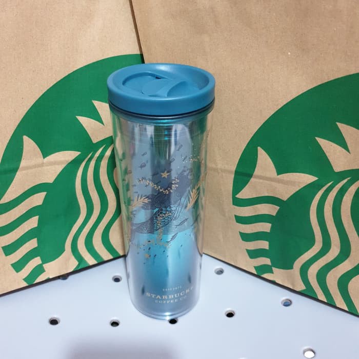 Tumbler Starbucks Autumn Siren Swimming Mermaid blue 12oz Tall Original
