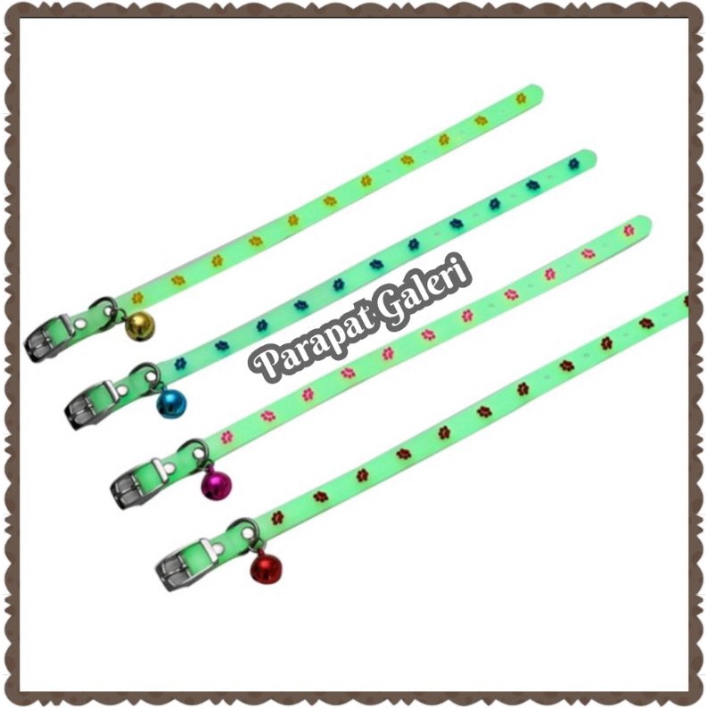 Kalung Kucing / kalung Anjing / kalung hewan Model Gesper Glow in the dark / kalung lucu