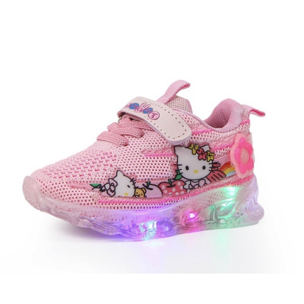 babyfit sepatu lampu helokiti LED sepatu import sneakers GS-908r