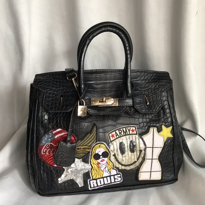 HERMES birkin croco look alike                                                                      